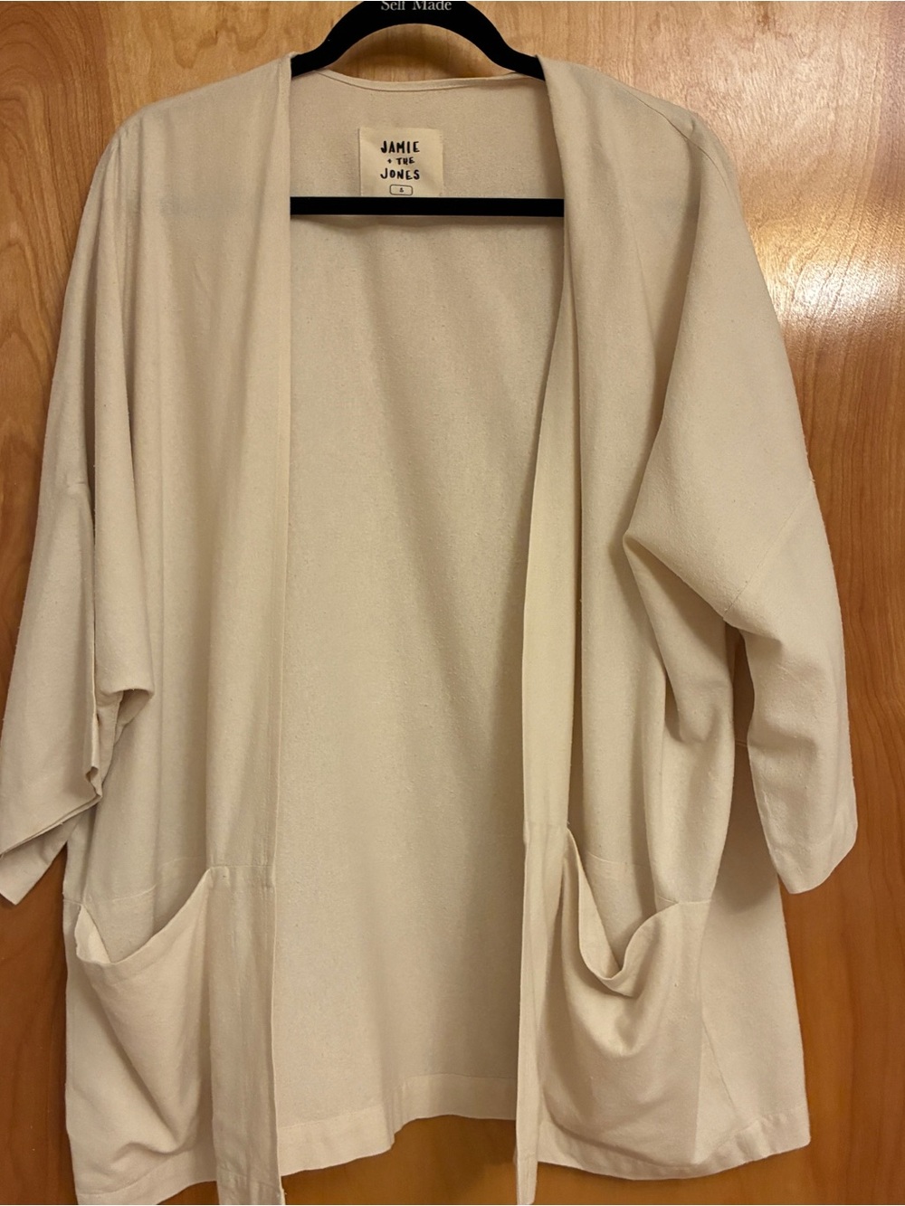 Jamie + the Jones Raw Silk Open-Front Women’s Cardigan - the Haori Jacket